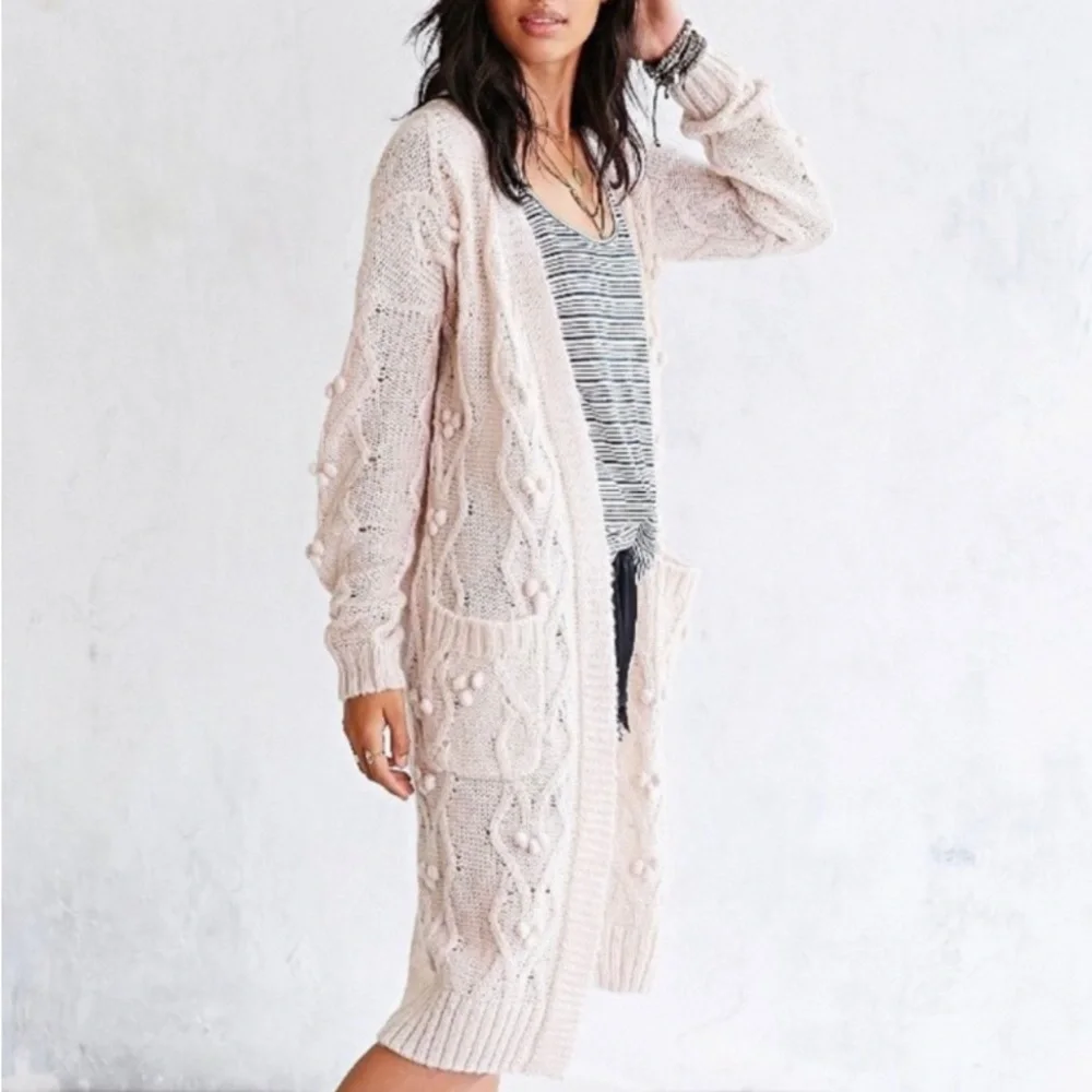 Urban Outfitters Pom Pom duster cardigan - Picture 1 of 11